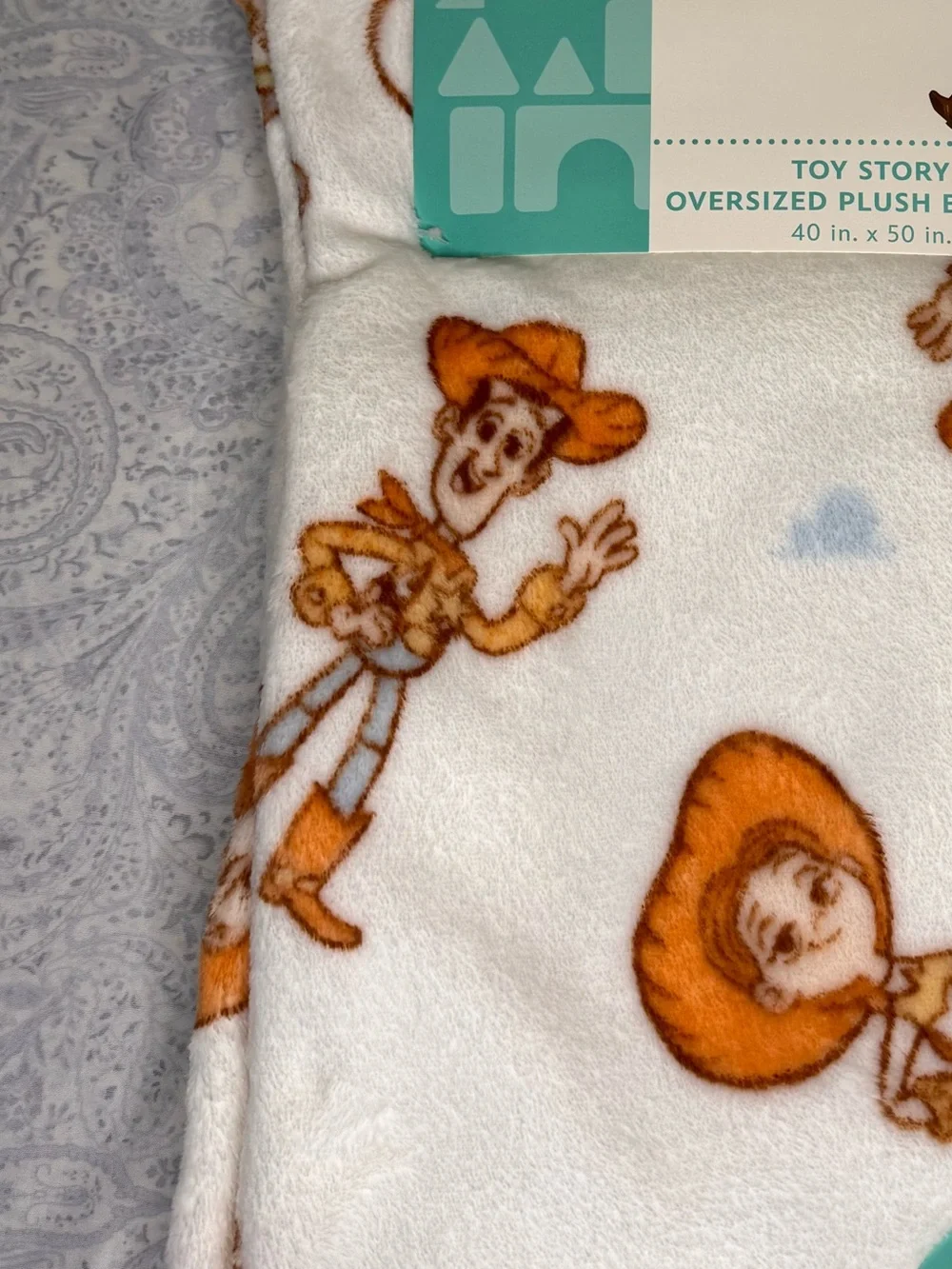 Disney Baby Toy Story Soft Thick Plush Blanket 40x50 inches